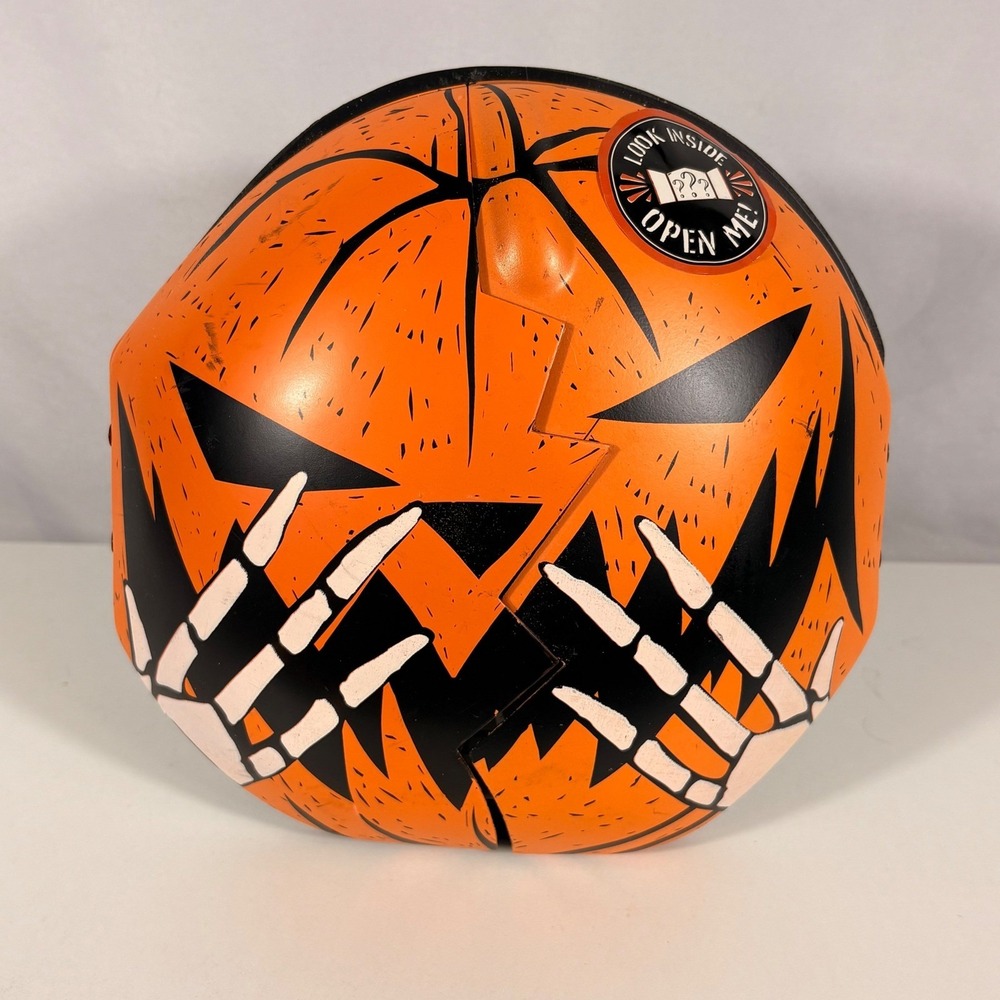 Disney Nightmare Before Christmas Jack Skellington Light Up Hinged Pumpkin Decor